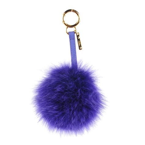 fendi pom poms jacket|fendi fox fur charm.